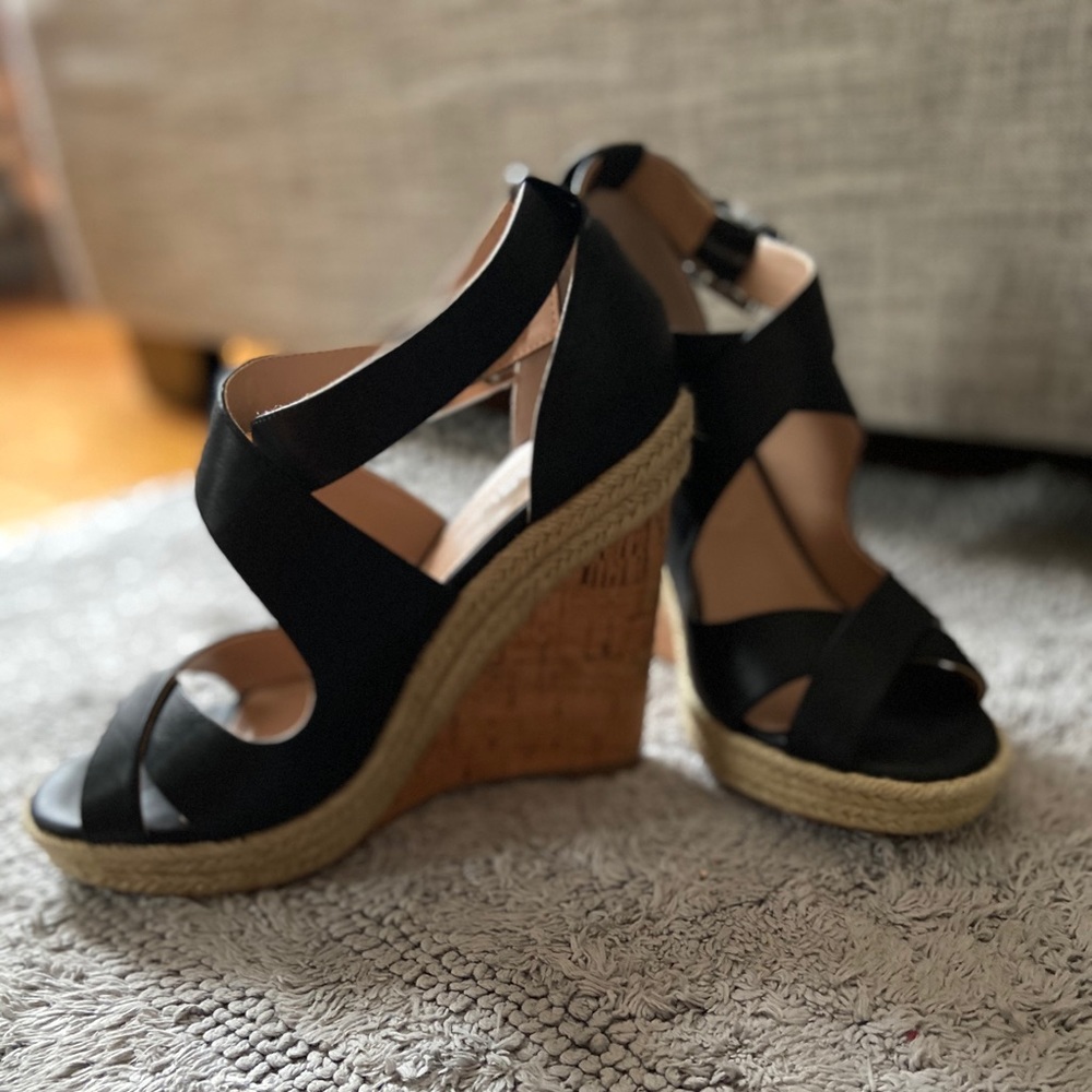 Summer wedge sandals